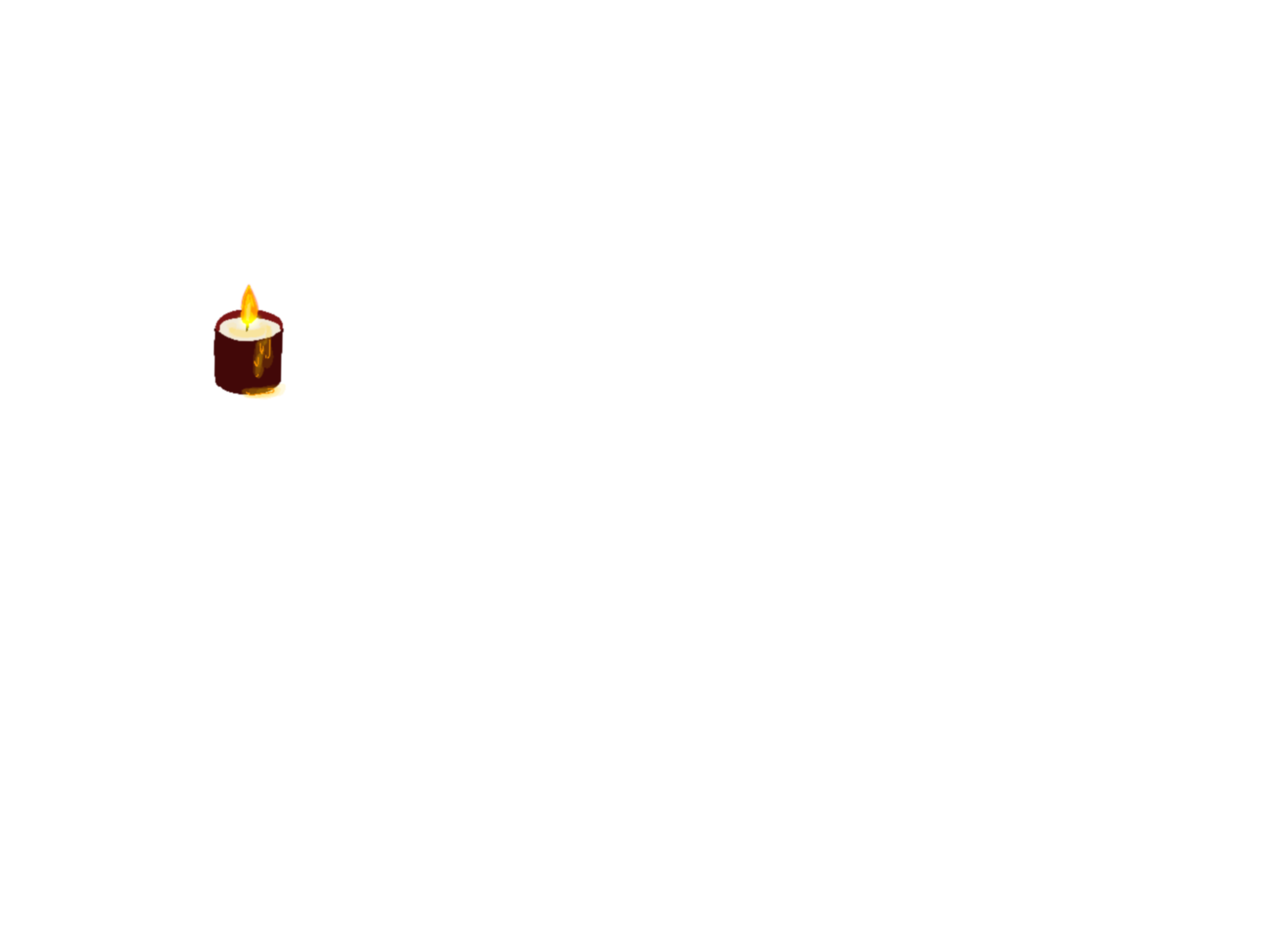 Candle lit